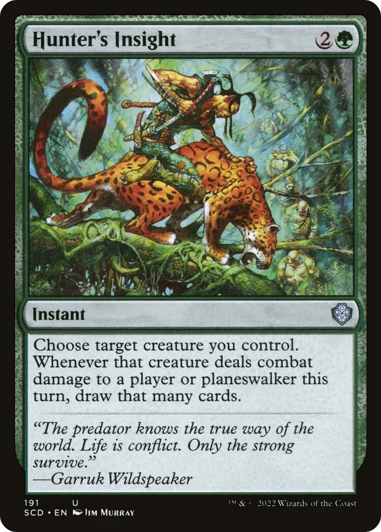 Hunter's Insight — Starter Commander Decks — Magic: The Gathering