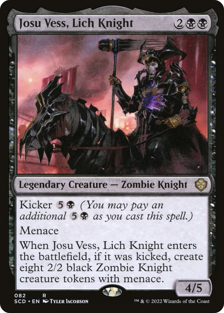 Josu Vess, chevalier liche from Starter Commander Decks - Magic: The Gathering