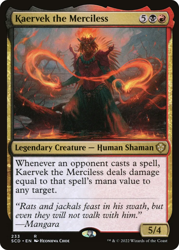 Kaervek the Merciless — Starter Commander Decks — Magic: The Gathering