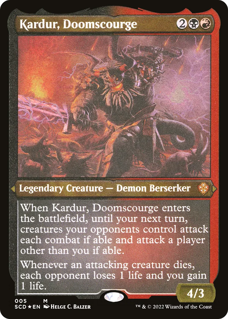 Kardur, fléau du domeskar — Starter Commander Decks — Magic: The Gathering