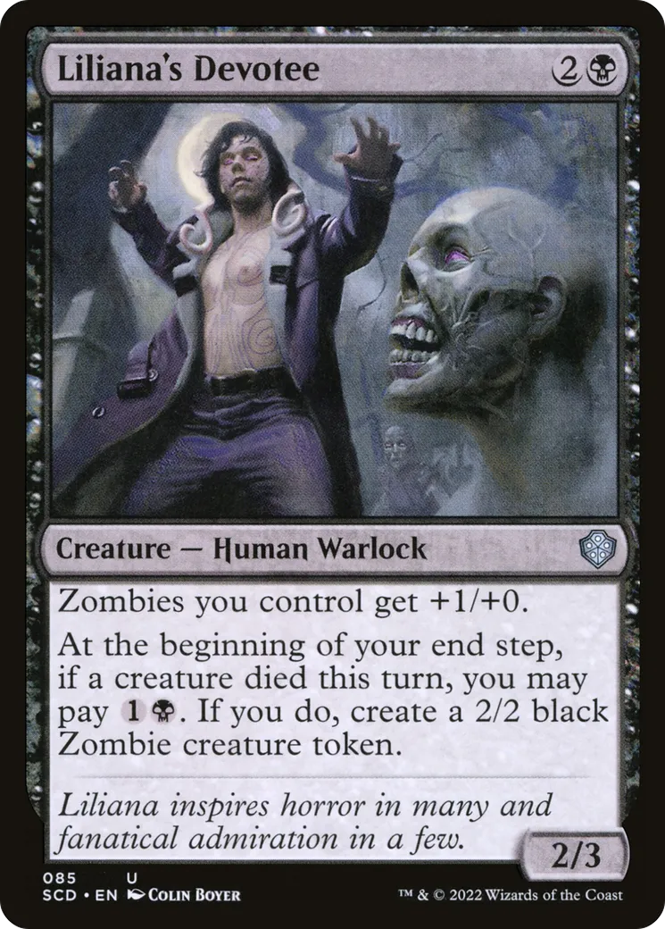 Dévot de Liliana — Starter Commander Decks — Magic: The Gathering