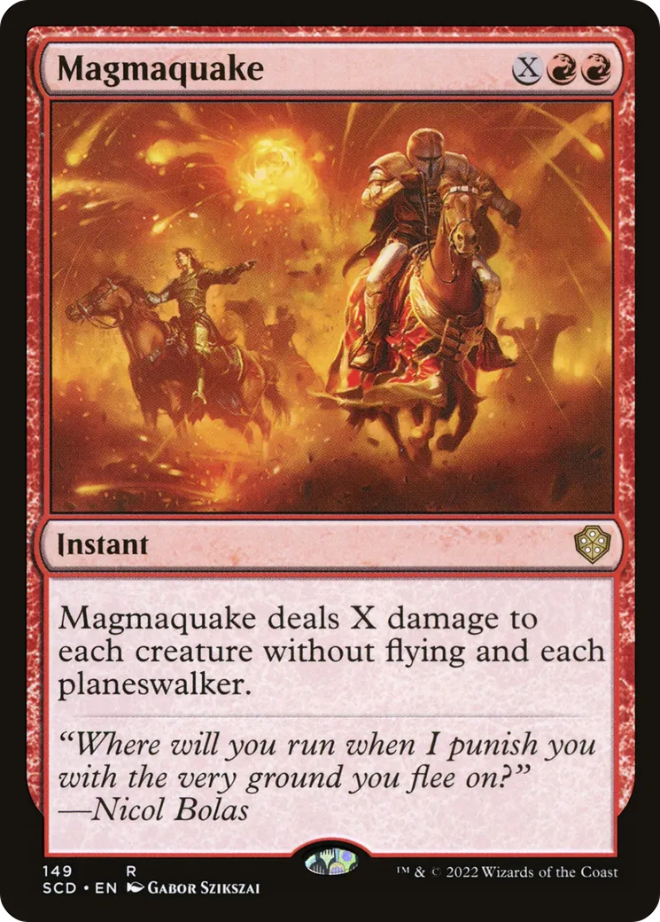 Magmaquake — Starter Commander Decks — Magic: The Gathering