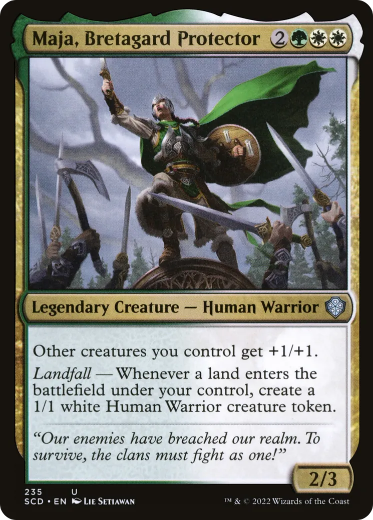 Maja, Bretagard Protector — Starter Commander Decks — Magic: The Gathering