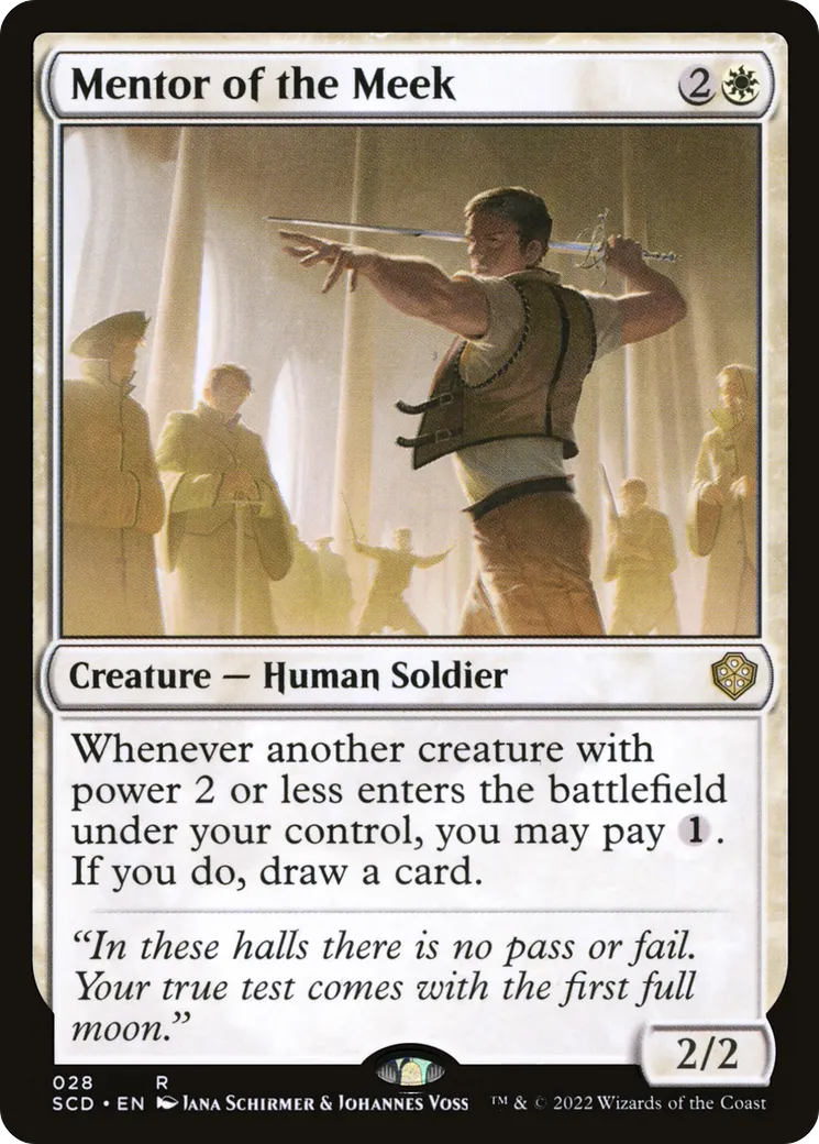 Mentor of the Meek — Starter Commander Decks — Magic: The Gathering