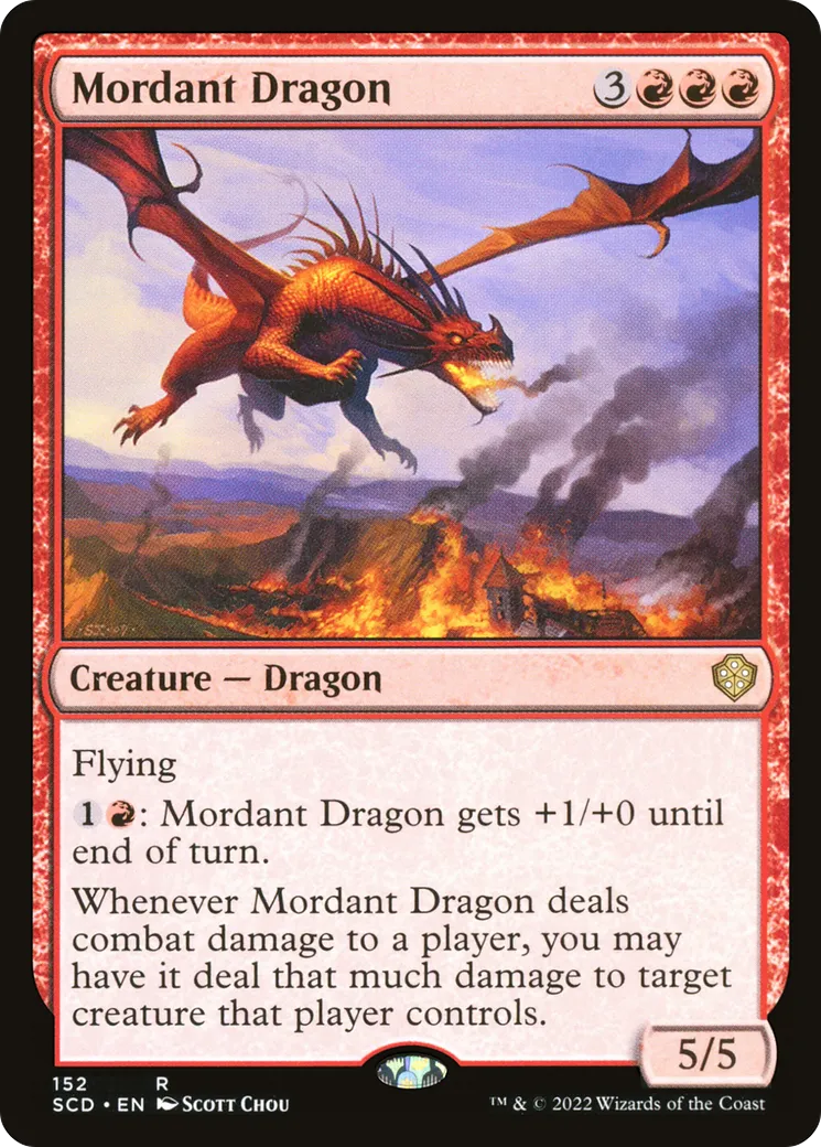 Mordant Dragon — Starter Commander Decks — Magic: The Gathering