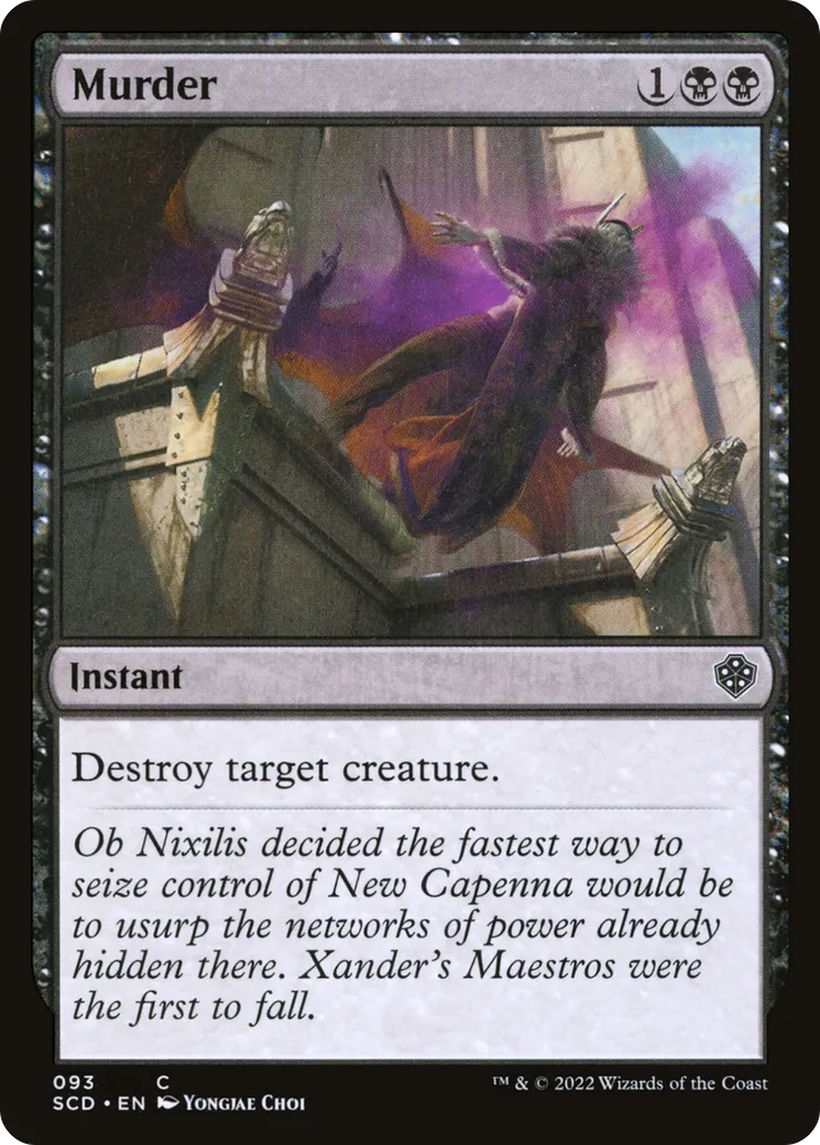 Murder — Starter Commander Decks — Magic: The Gathering