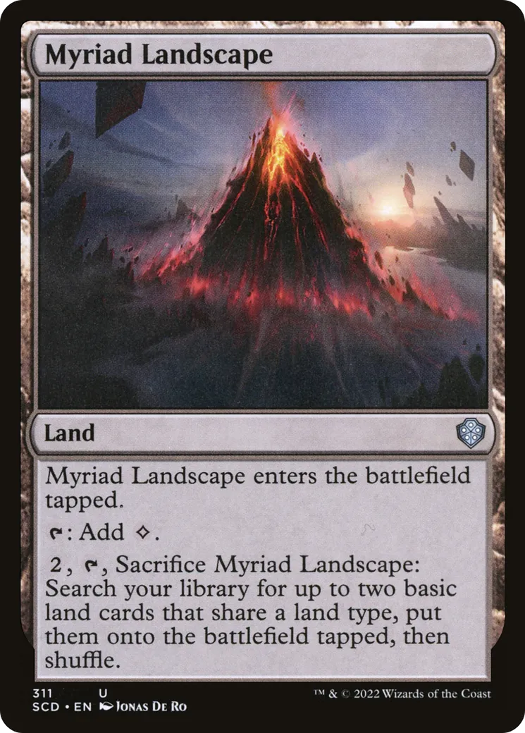 Myriad Landscape — Starter Commander Decks — Magic: The Gathering