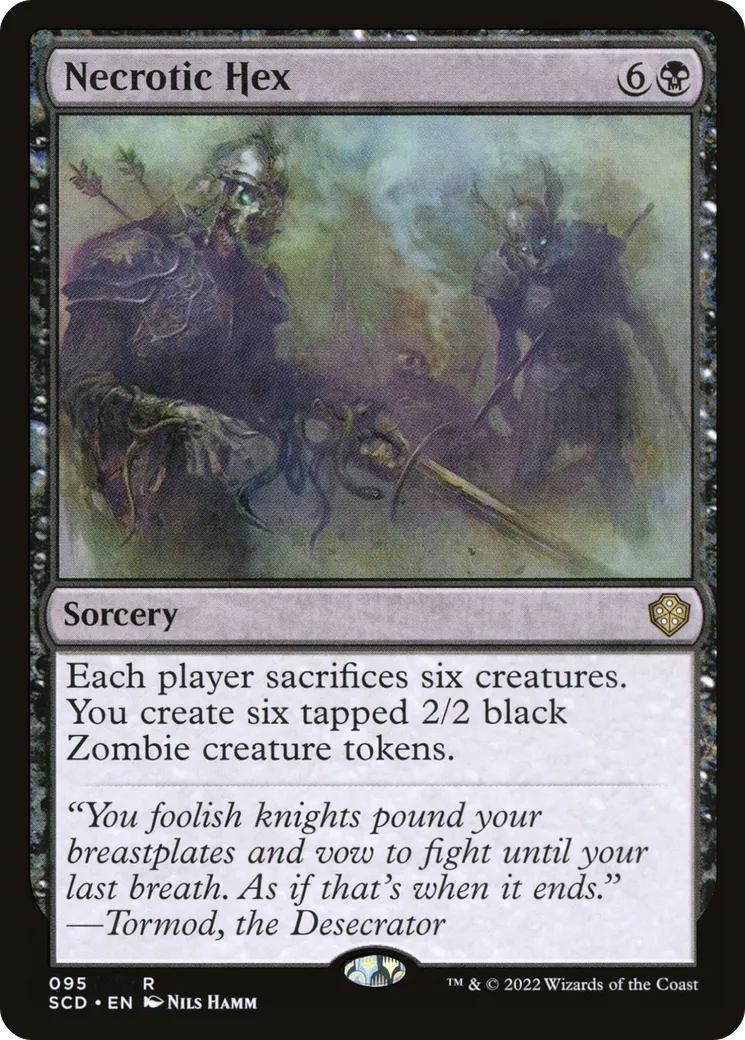 Maléfice nécrotique — Starter Commander Decks — Magic: The Gathering