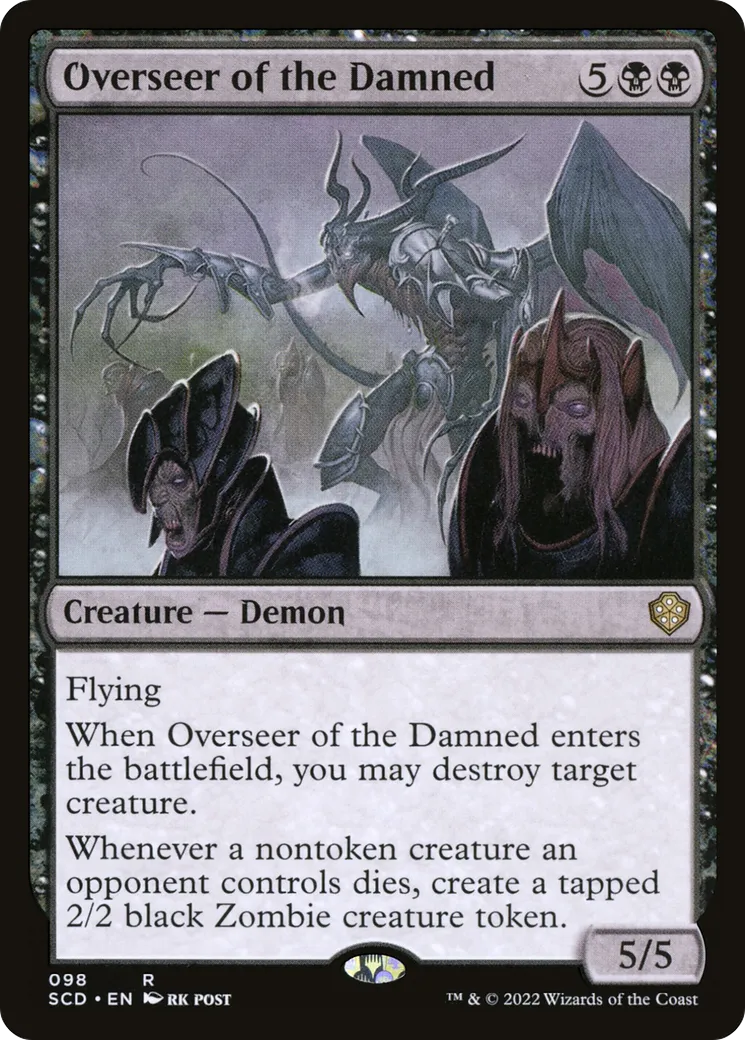 Overseer of the Damned — Starter Commander Decks — Magic: The Gathering