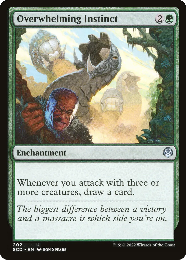 Overwhelming Instinct — Starter Commander Decks — Magic: The Gathering