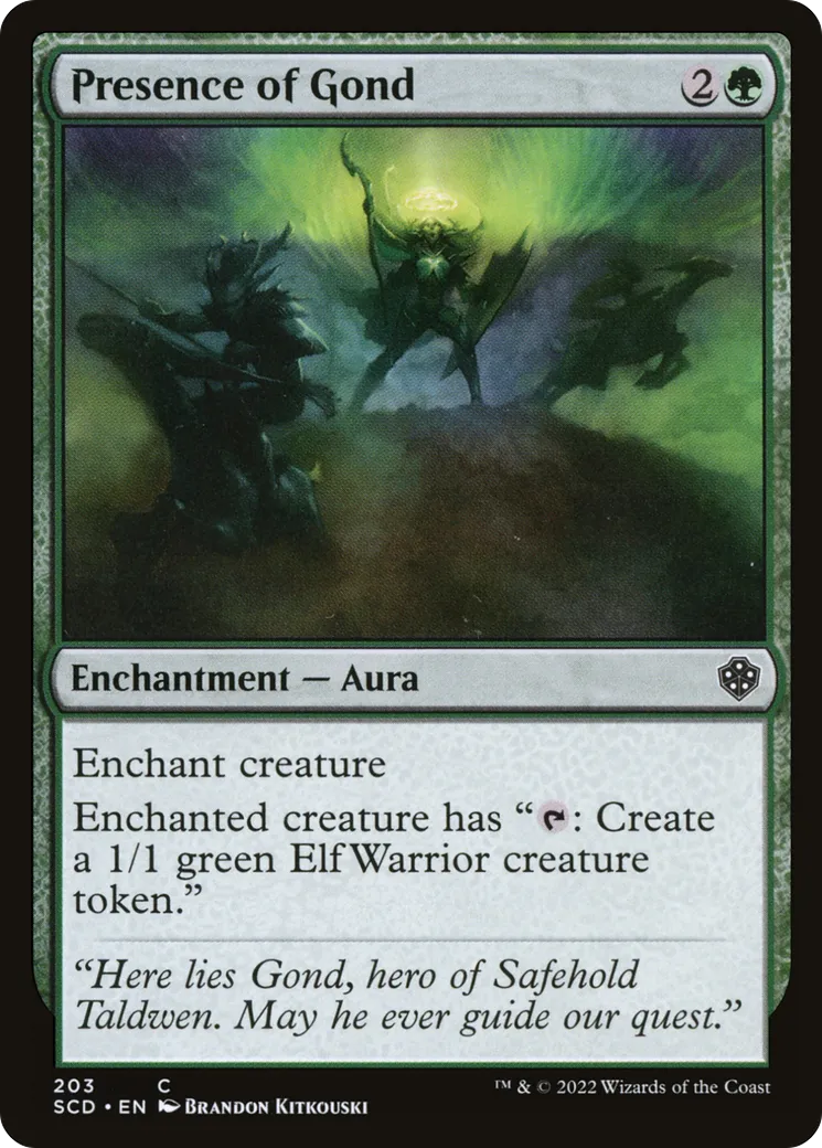 Présence de Gond — Starter Commander Decks — Magic: The Gathering