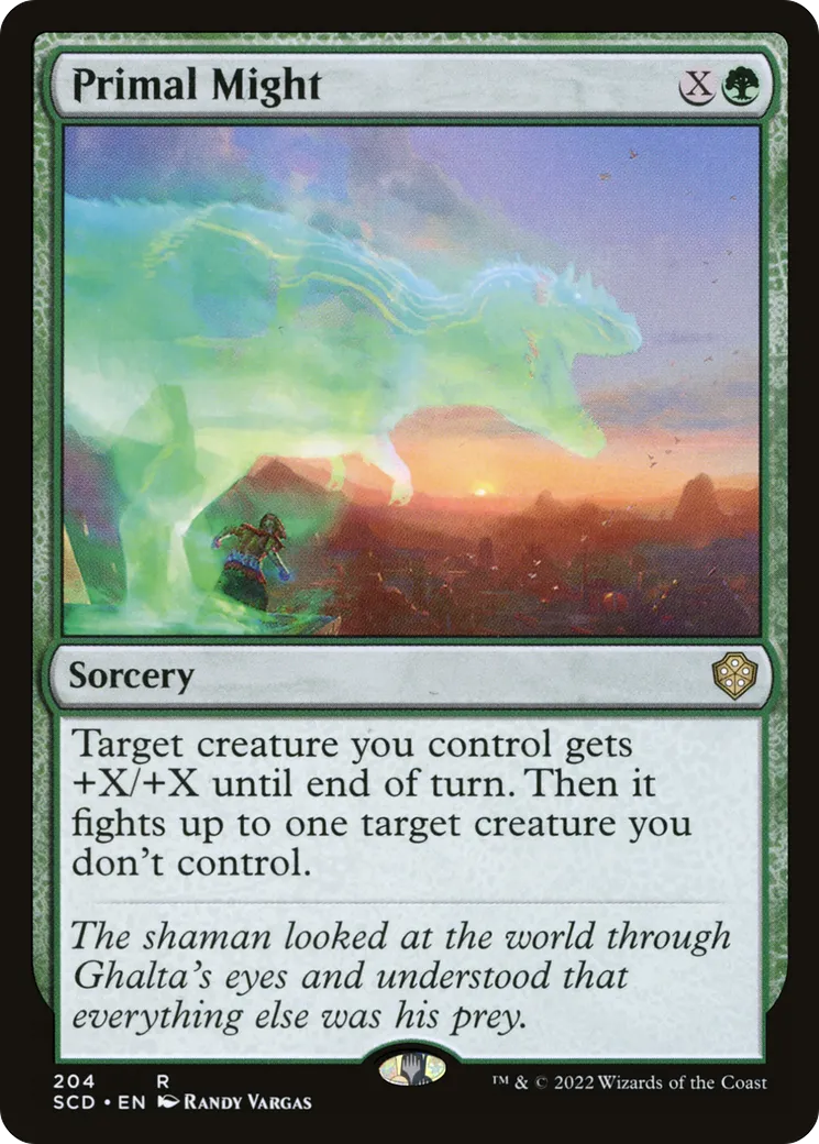 Primal Might — Starter Commander Decks — Magic: The Gathering