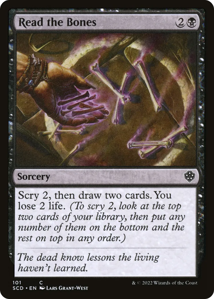 Lire dans les os — Starter Commander Decks — Magic: The Gathering