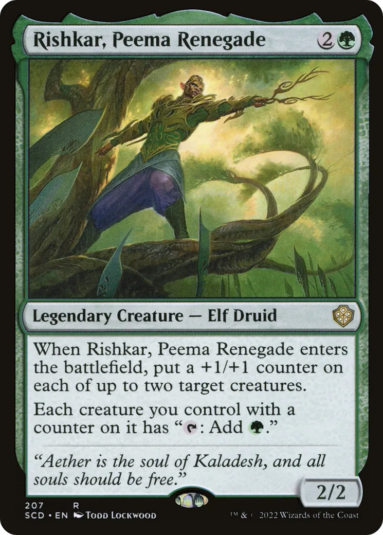 Rishkar, Peema Renegade — Starter Commander Decks — Magic: The Gathering