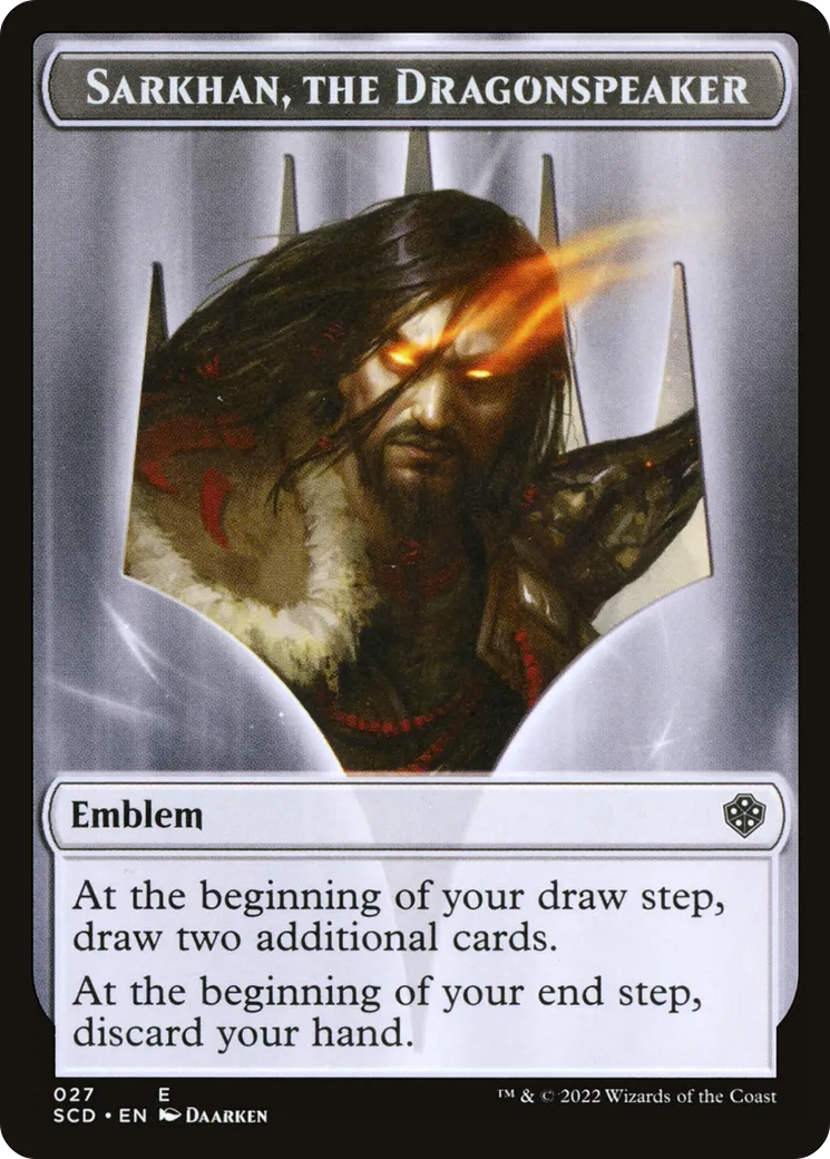 Sarkhan, the Dragonspeaker Emblem — Starter Commander Decks — Magic: The Gathering