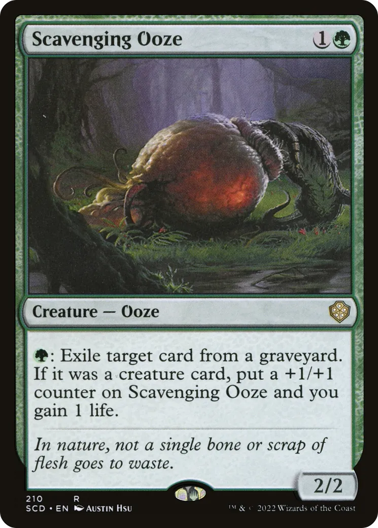 Scavenging Ooze — Starter Commander Decks — Magic: The Gathering