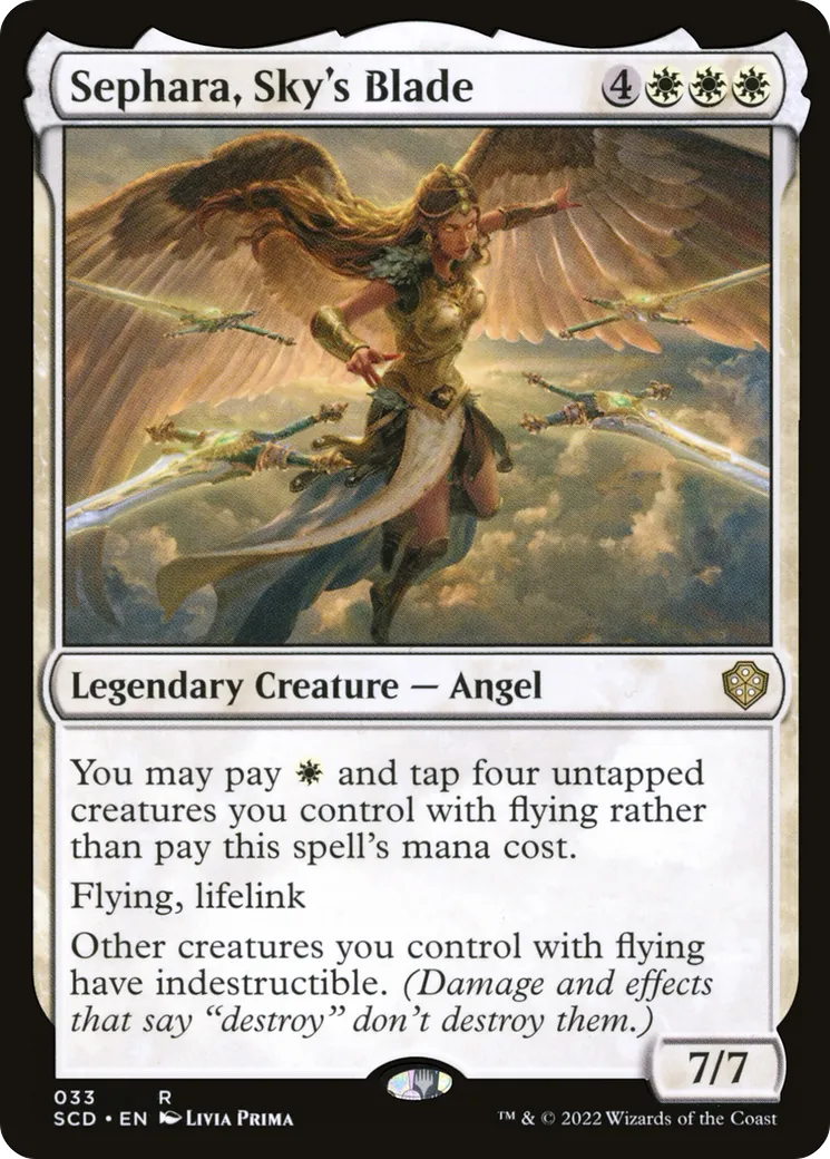 Sephara, Sky's Blade — Starter Commander Decks — Magic: The Gathering