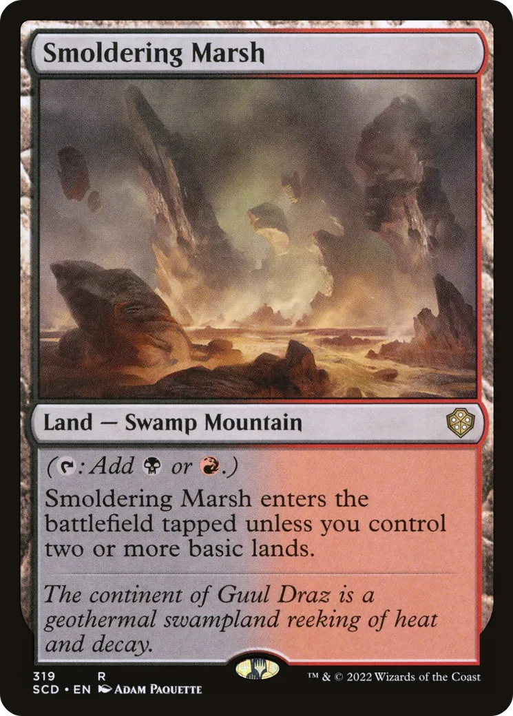 Marécage fumant — Starter Commander Decks — Magic: The Gathering