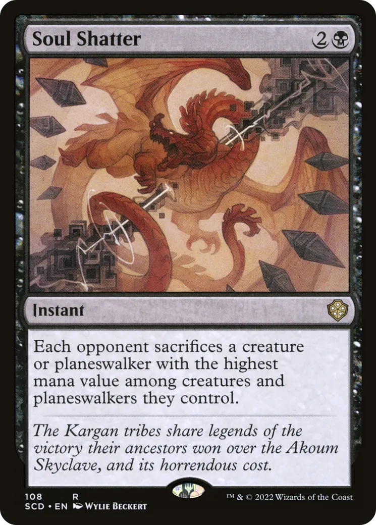 Fracassement d'âme — Starter Commander Decks — Magic: The Gathering