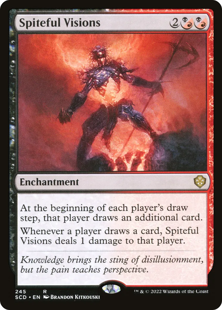 Spiteful Visions — Starter Commander Decks — Magic: The Gathering