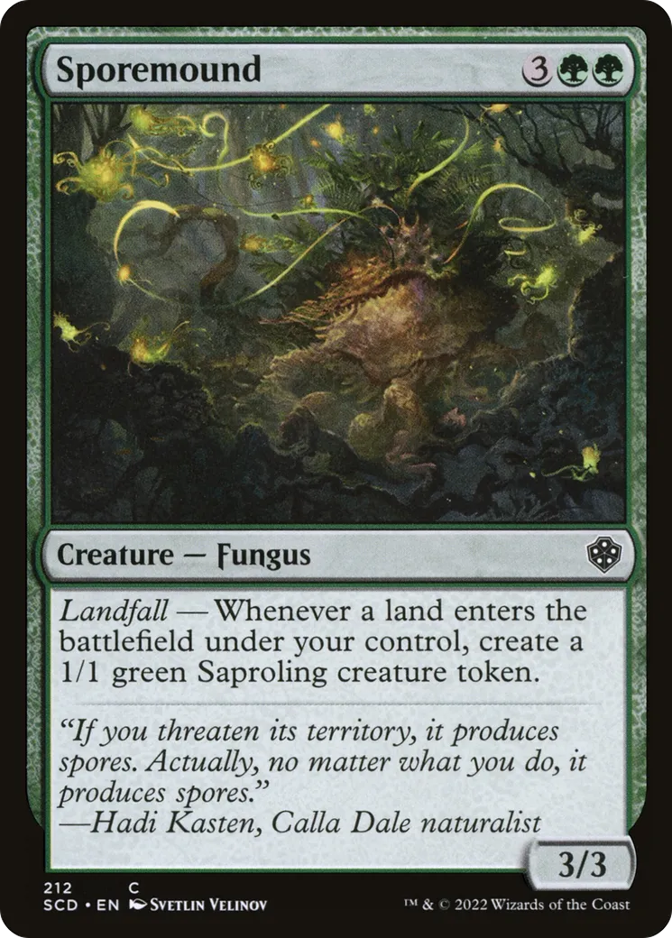 Tertre aux spores — Starter Commander Decks — Magic: The Gathering