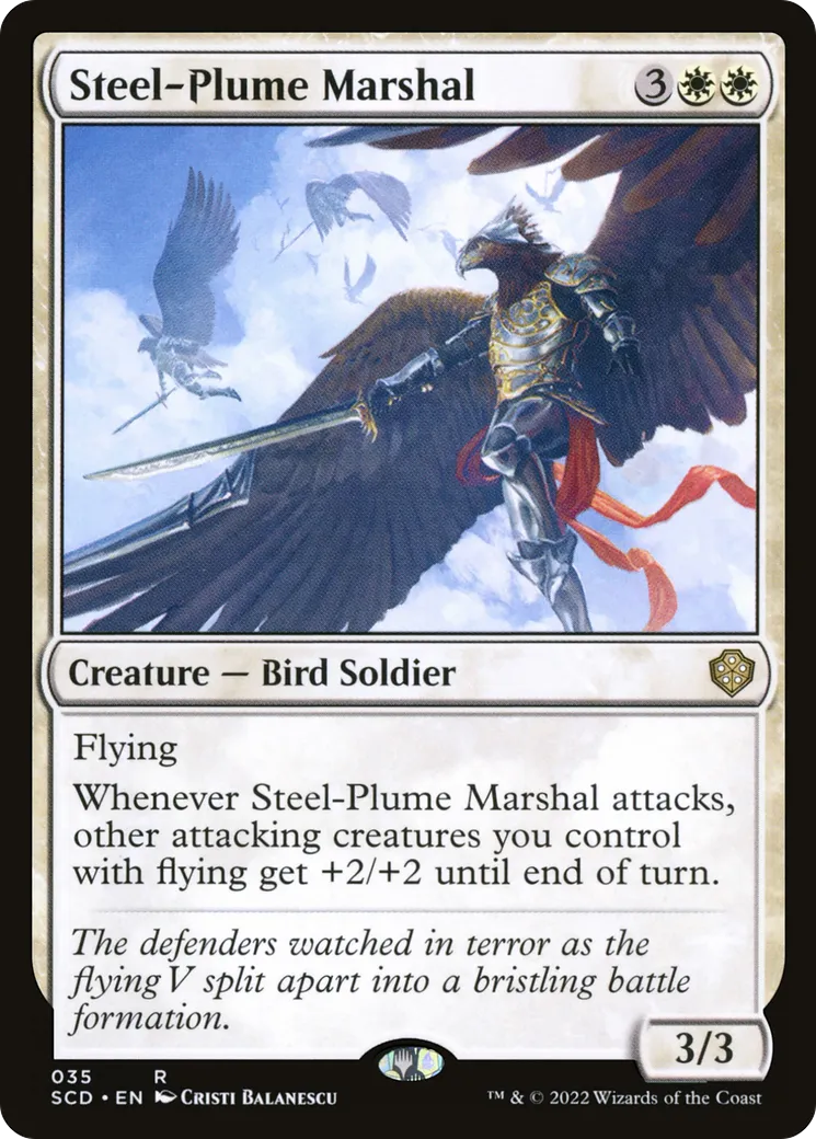 Steel-Plume Marshal — Starter Commander Decks — Magic: The Gathering