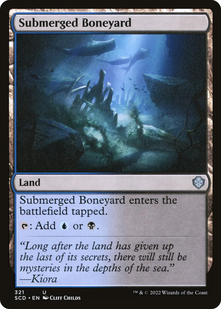 Submerged Boneyard — Starter Commander Decks — Magic: The Gathering