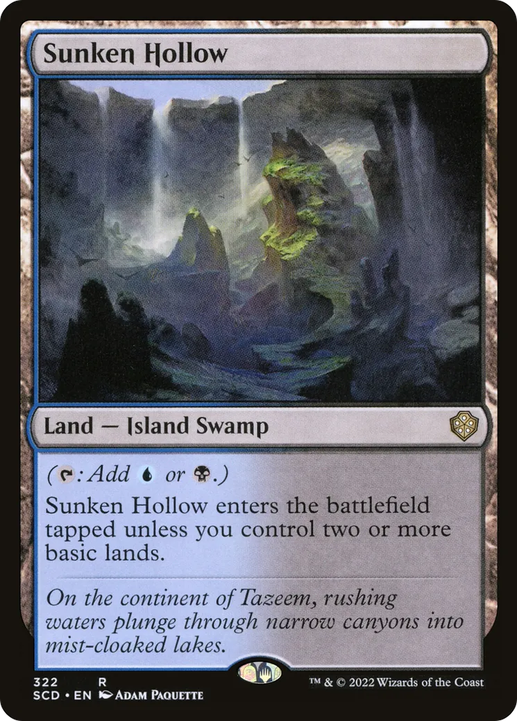 Sunken Hollow — Starter Commander Decks — Magic: The Gathering