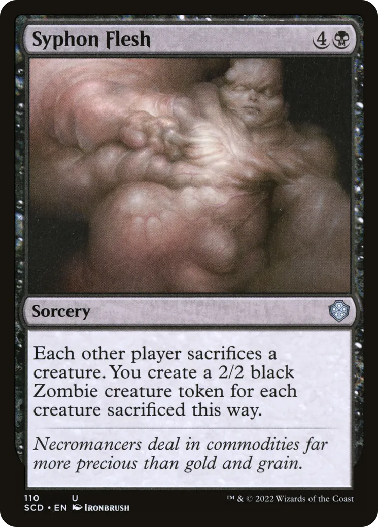 Syphon Flesh — Starter Commander Decks — Magic: The Gathering