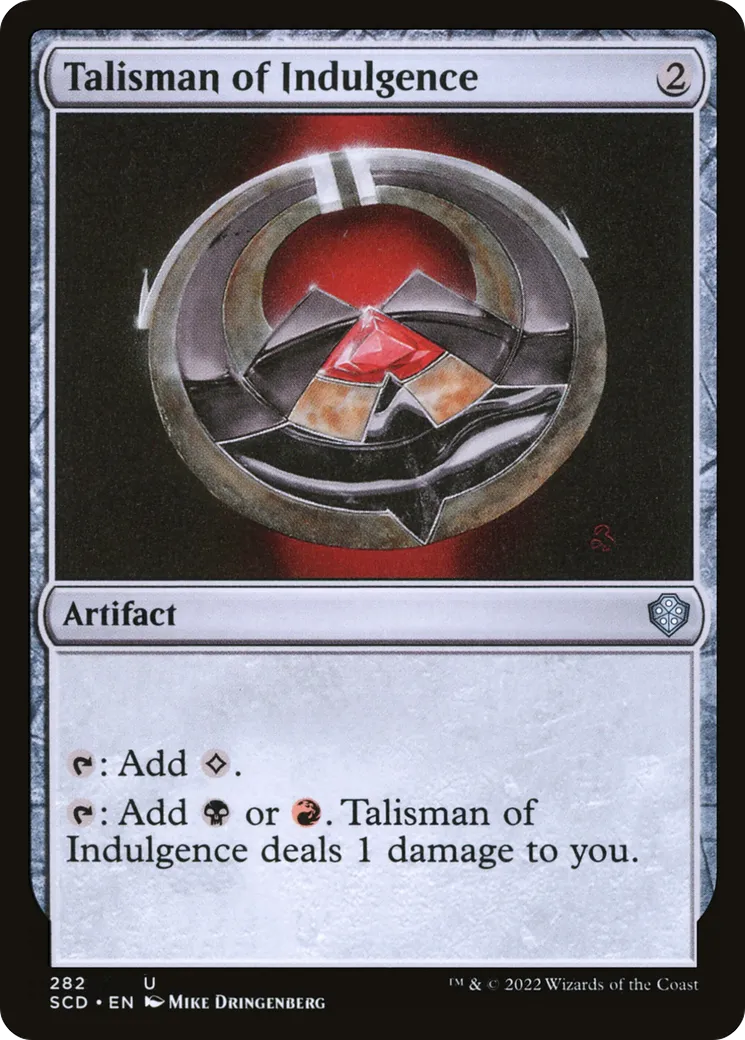 Talisman d'indulgence — Starter Commander Decks — Magic: The Gathering