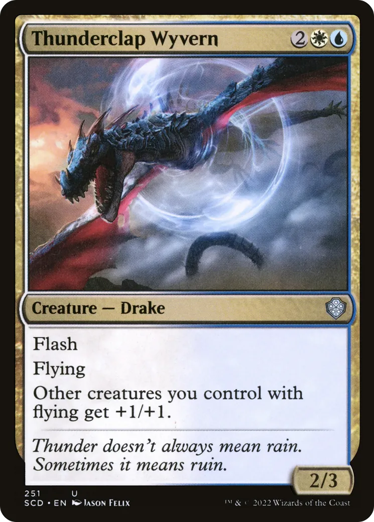 Vouivre du tonnerre — Starter Commander Decks — Magic: The Gathering