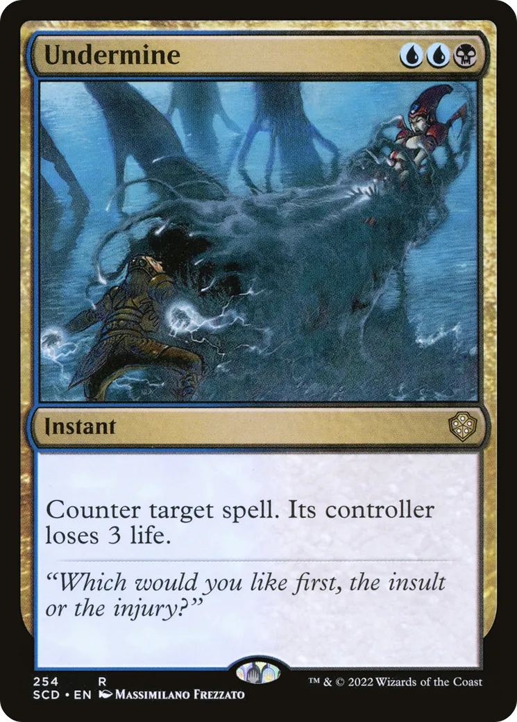 Undermine — Starter Commander Decks — Magic: The Gathering