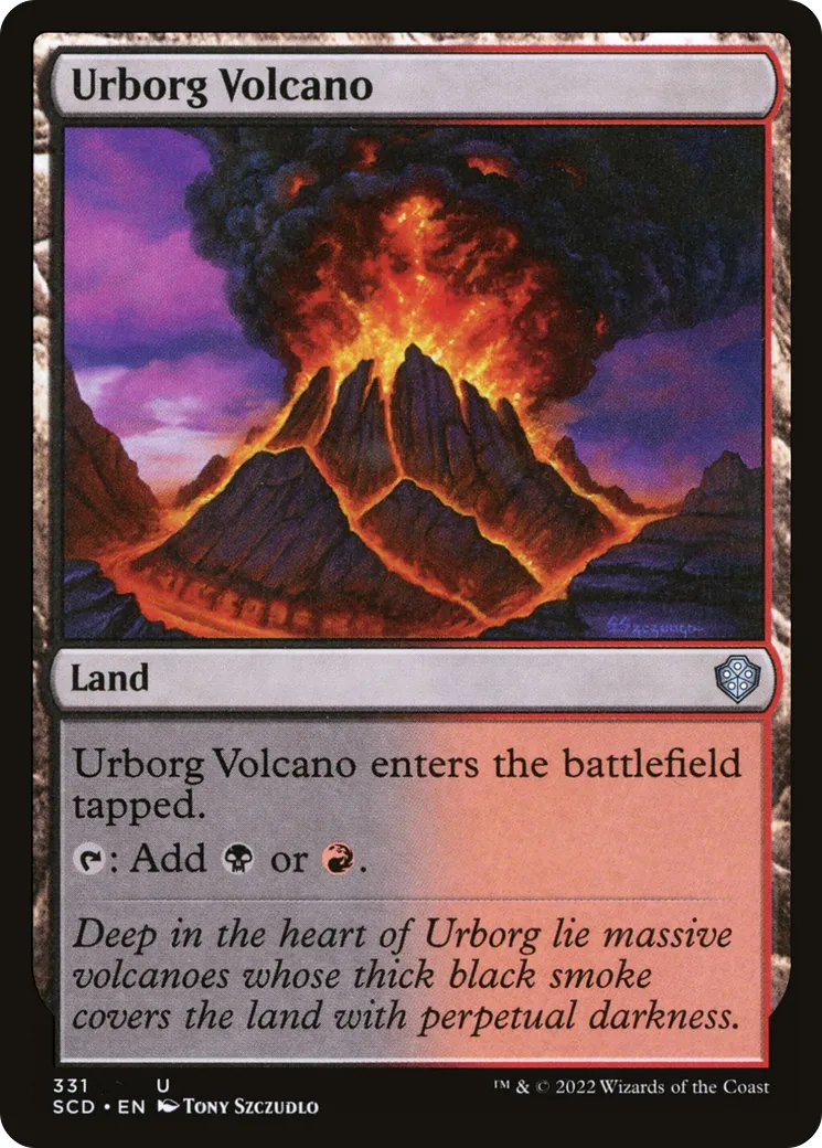 Urborg Volcano — Starter Commander Decks — Magic: The Gathering