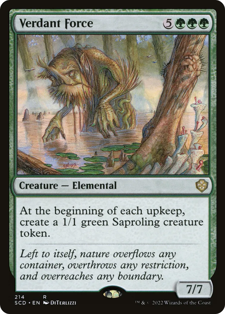 Verdant Force — Starter Commander Decks — Magic: The Gathering