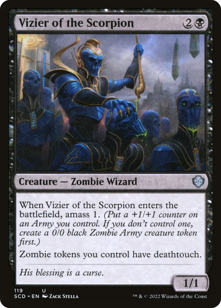 Vizier of the Scorpion — Starter Commander Decks — Magic: The Gathering