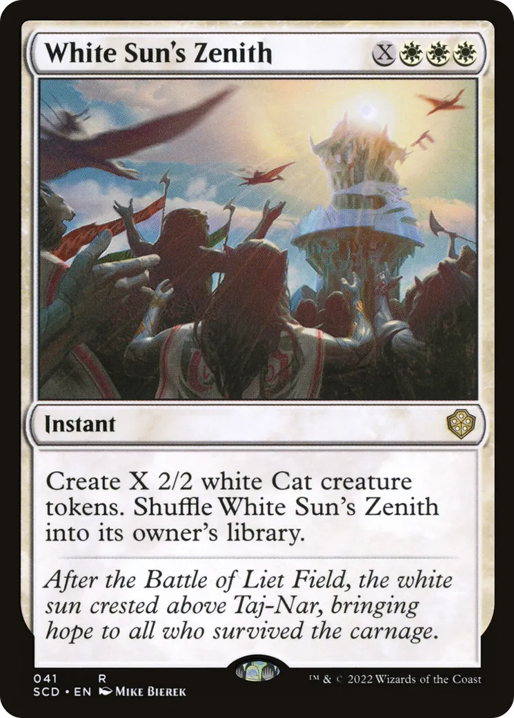 White Sun's Zenith — Starter Commander Decks — Magic: The Gathering