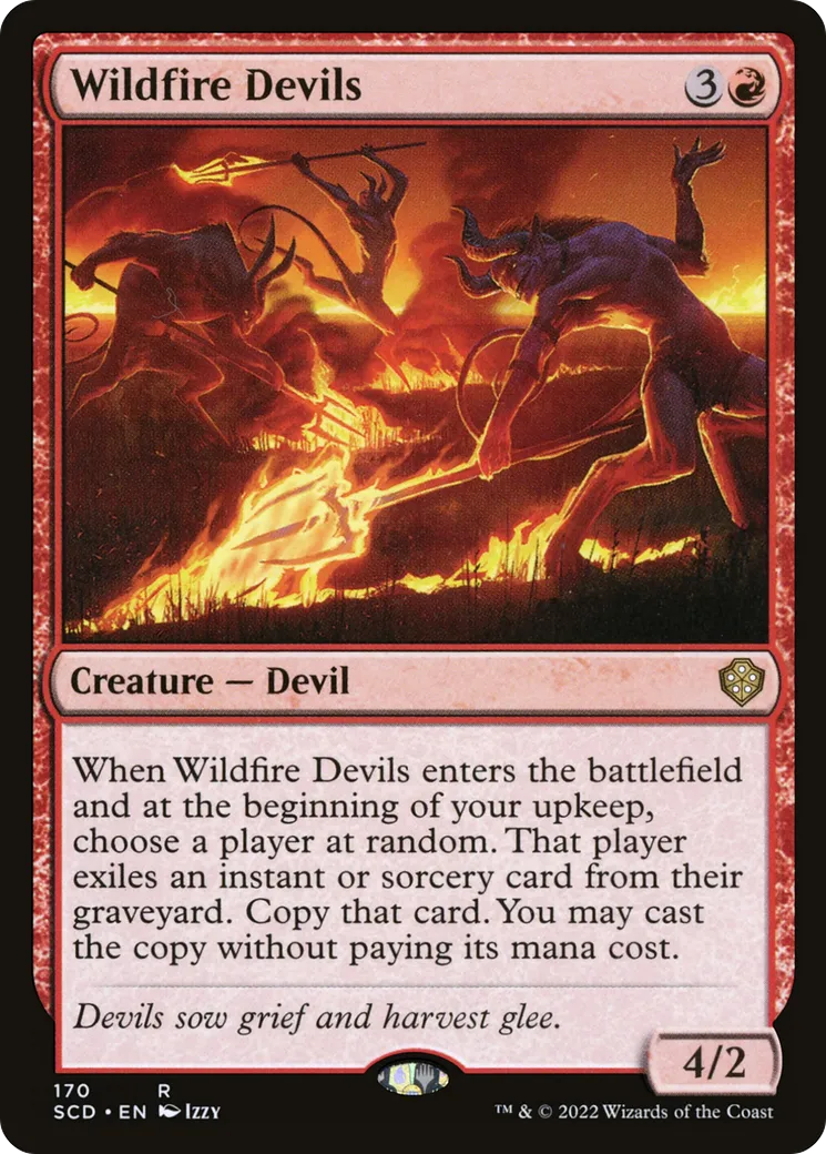 Wildfire Devils — Starter Commander Decks — Magic: The Gathering