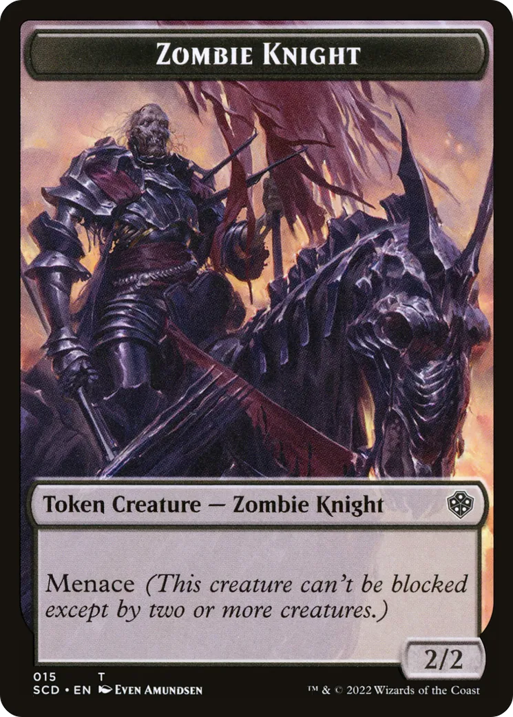 Zombie Knight — Starter Commander Decks — Magic: The Gathering