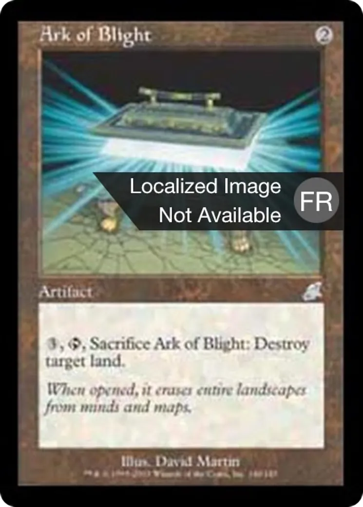 Arche de flétrissement — Scourge — Magic: The Gathering