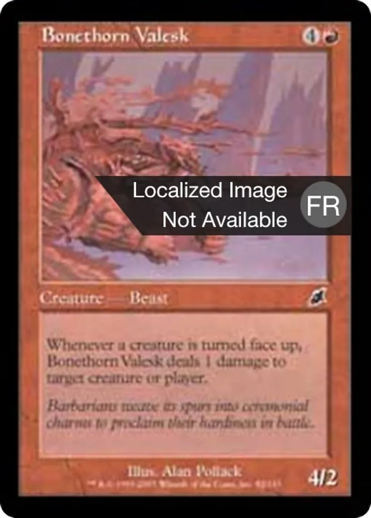 Valesk ossépine — Scourge — Magic: The Gathering