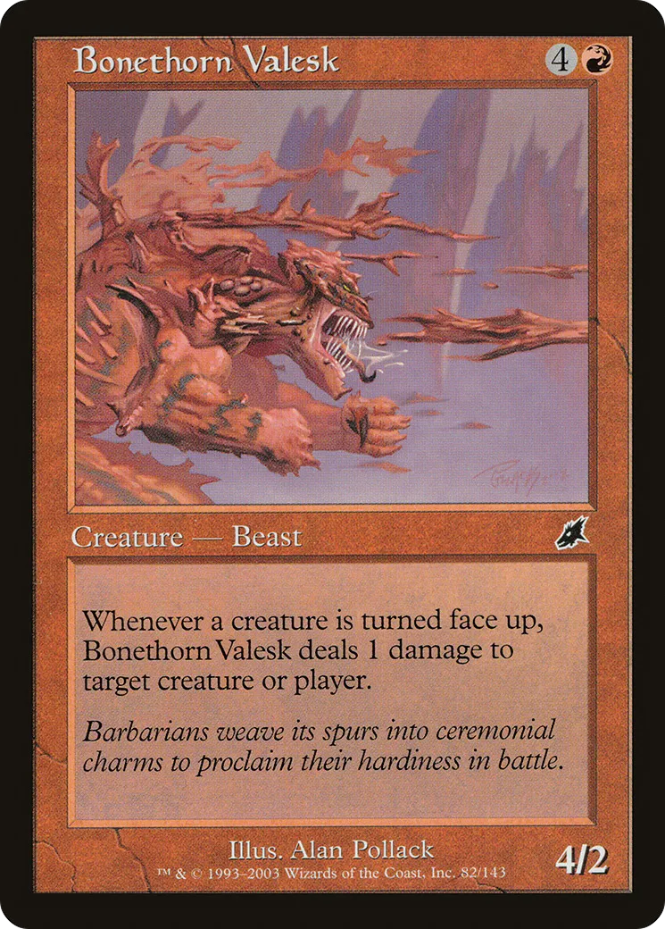 Valesk ossépine — Scourge — Magic: The Gathering