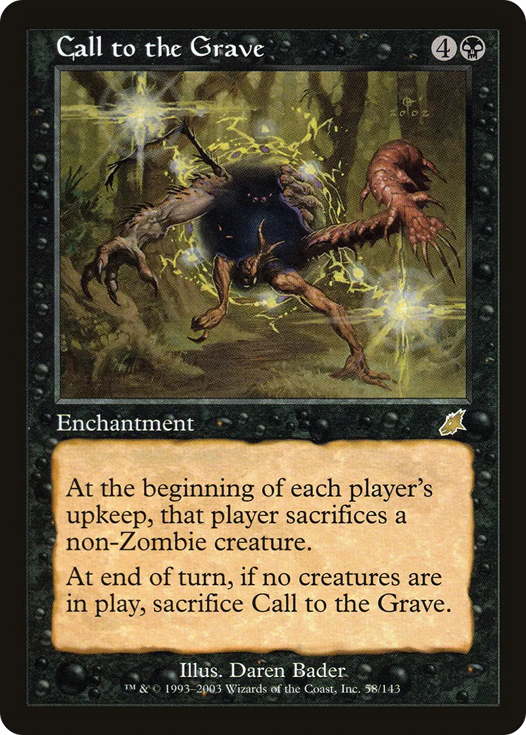 Call to the Grave — Scourge — Magic: The Gathering