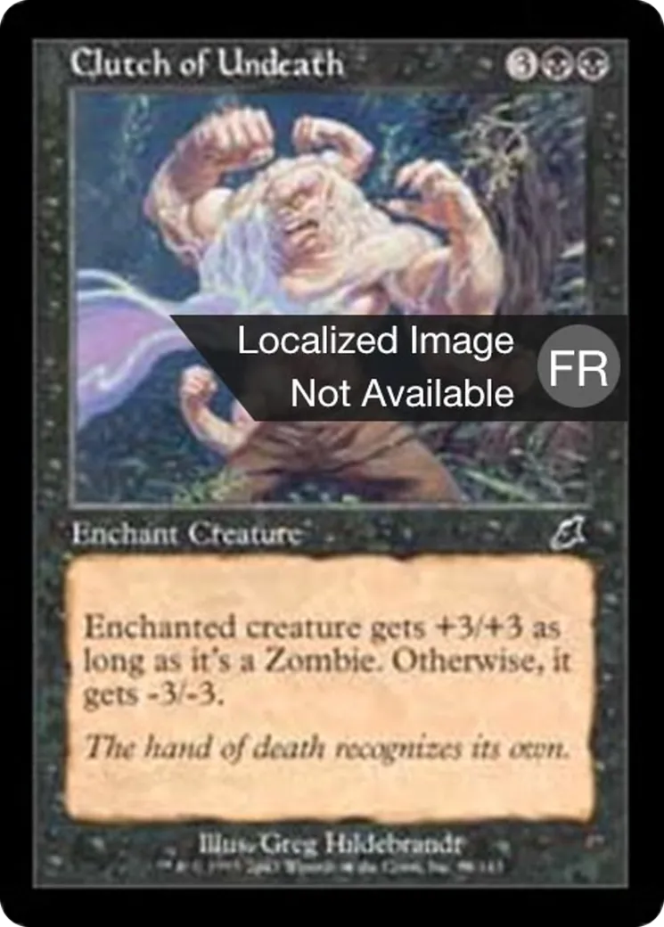 Emprise de la morte-vie — Scourge — Magic: The Gathering