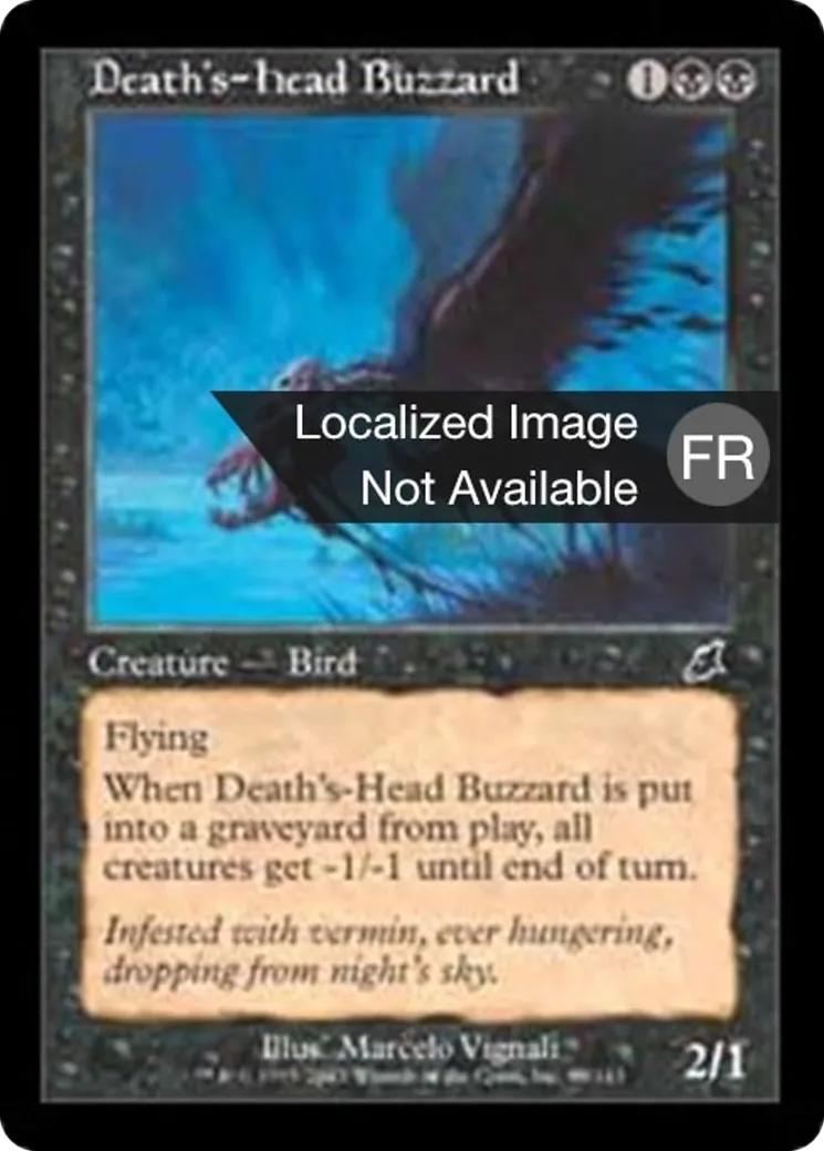 Buse tête de mort — Scourge — Magic: The Gathering