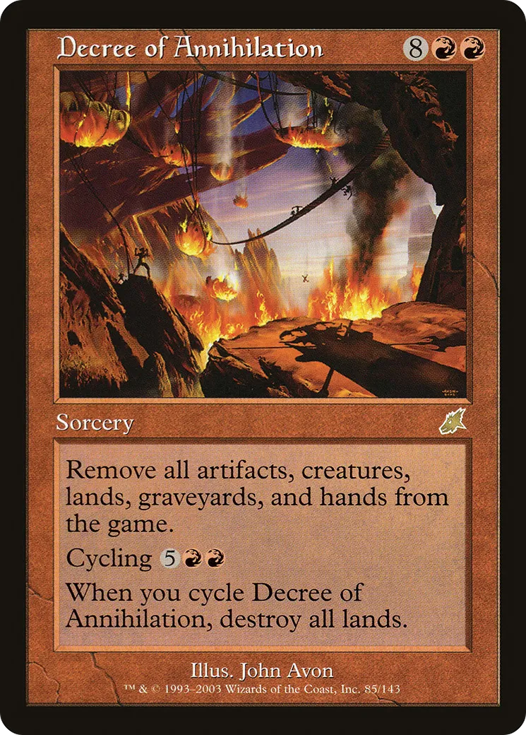 Decree of Annihilation — Scourge — Magic: The Gathering