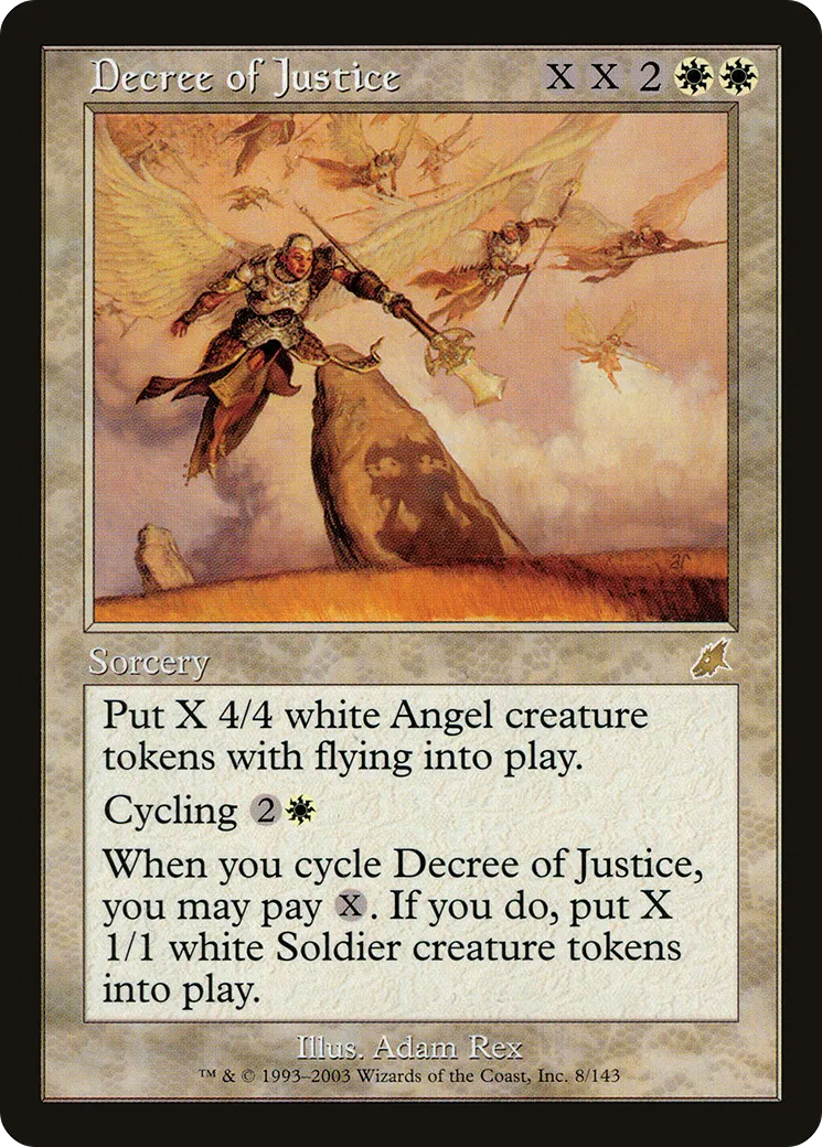 Decree of Justice — Scourge — Magic: The Gathering