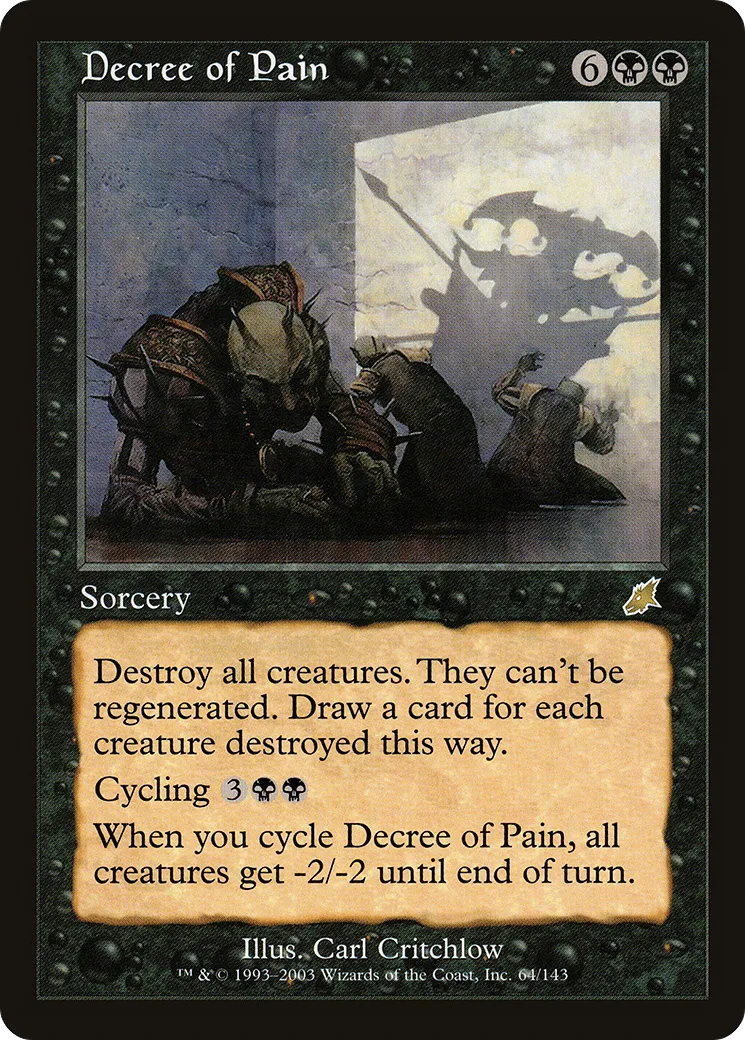 Décret de souffrance — Scourge — Magic: The Gathering