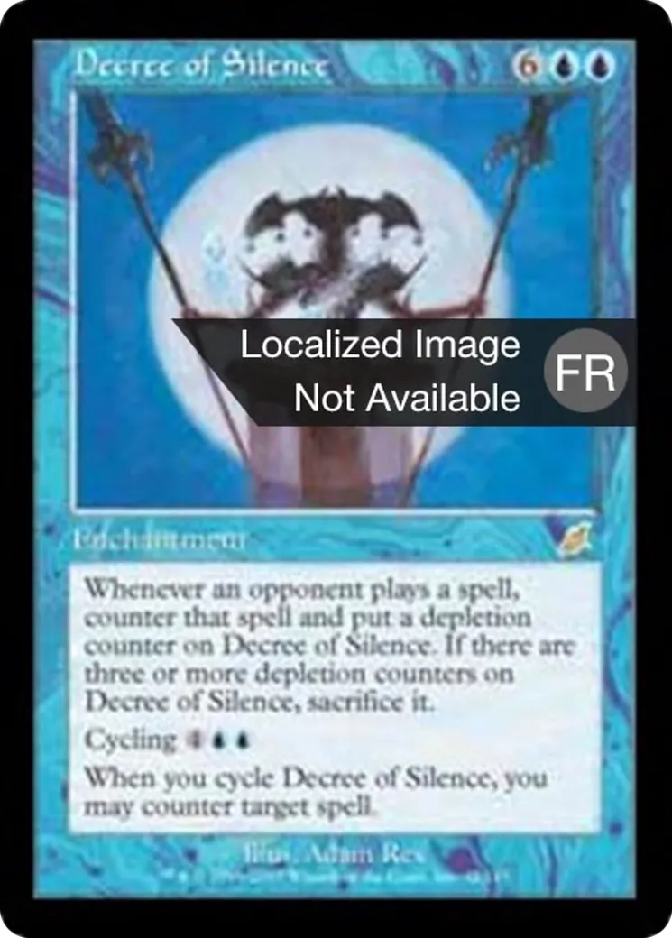 Décret de silence — Scourge — Magic: The Gathering