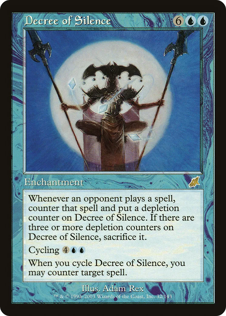 Décret de silence — Scourge — Magic: The Gathering