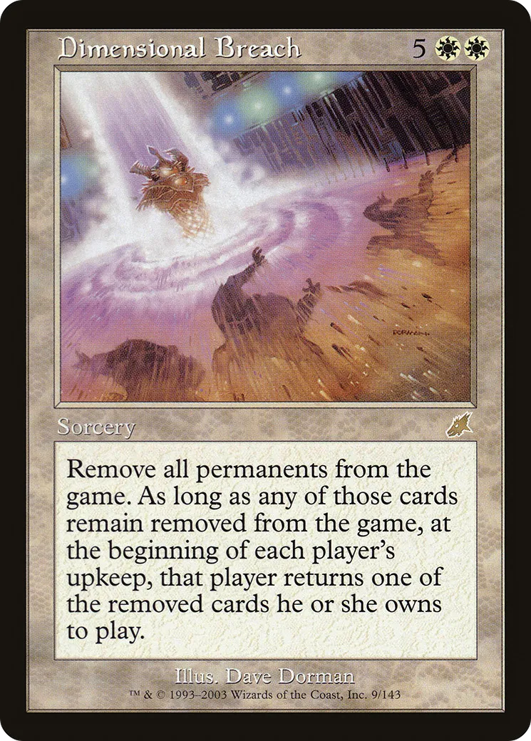 Brèche dimensionnelle — Scourge — Magic: The Gathering